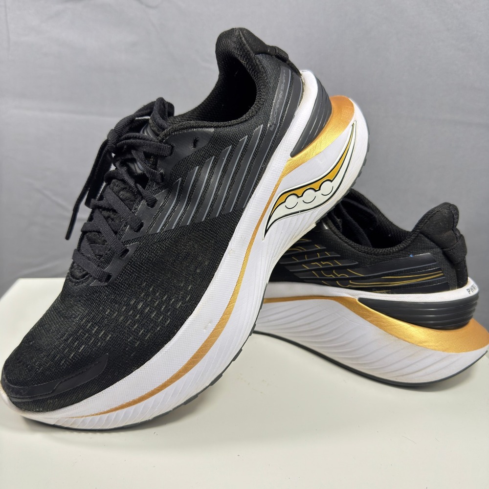 Saucony Endorphin Shift 3 Running Shoes Mens Black Gold 8.5 Sneakers S20750-05